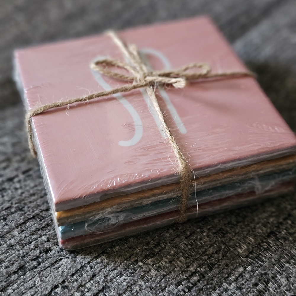 4 Piece Coaster Set